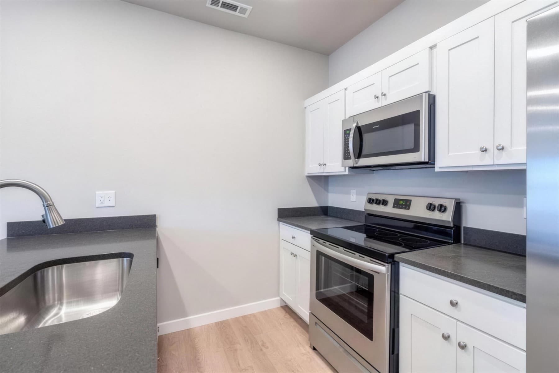 Stainless steel appliance package