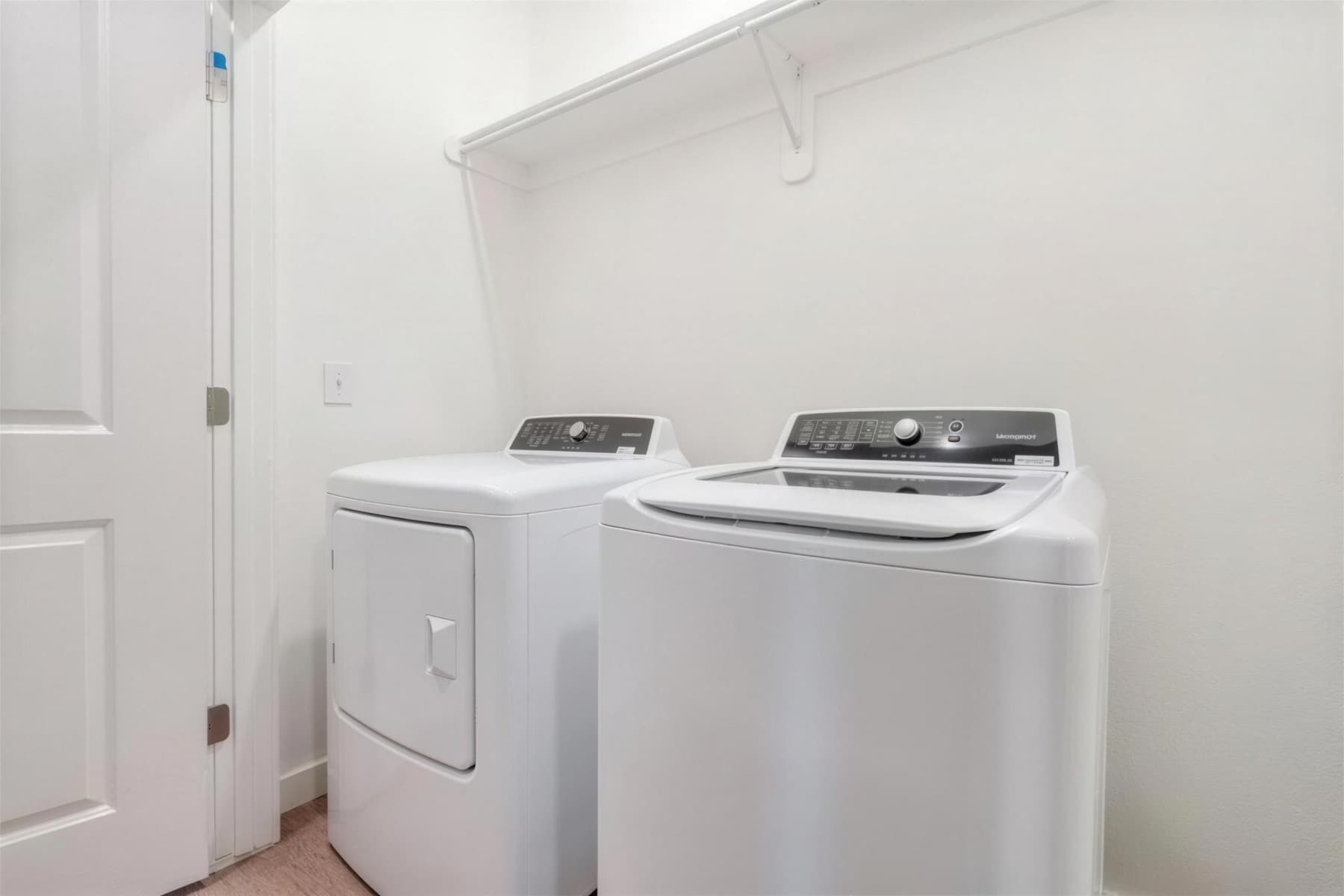 Dedicated laundry room, washer and dryer included
